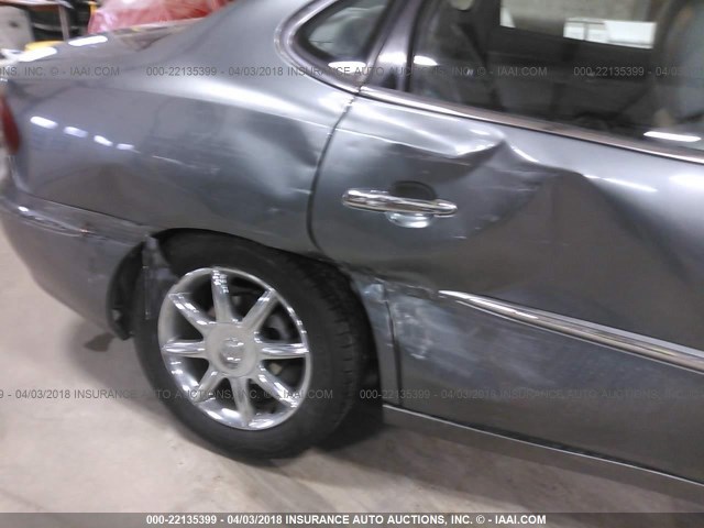 2G4WE537251230261 - 2005 BUICK LACROSSE CXS GRAY photo 6