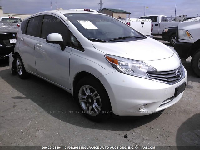 3N1CE2CP5EL430431 - 2014 NISSAN VERSA NOTE S/S PLUS/SV/SL WHITE photo 1