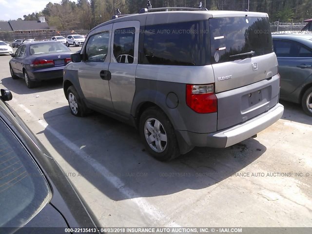 5J6YH18594L016276 - 2004 HONDA ELEMENT EX GRAY photo 3