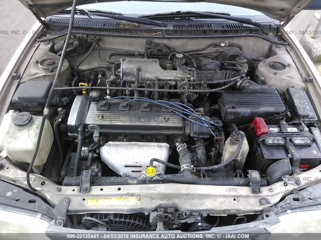 1NXAE09B8SZ341938 - 1995 TOYOTA COROLLA LE/DX თაფლისფერი ფოტო 10