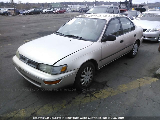 1NXAE09B8SZ341938 - 1995 TOYOTA COROLLA LE/DX თაფლისფერი ფოტო 2