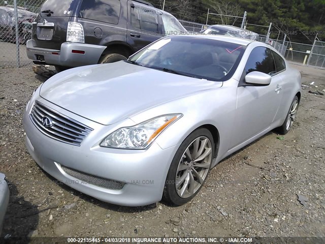 JNKCV64E59M603098 - 2009 INFINITI G37 JOURNEY/SPORT SILVER photo 2