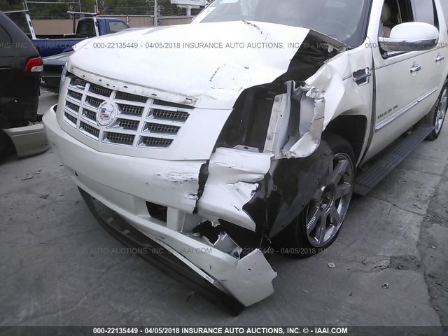 1GYFK66807R409409 - 2007 CADILLAC ESCALADE ESV WHITE photo 6