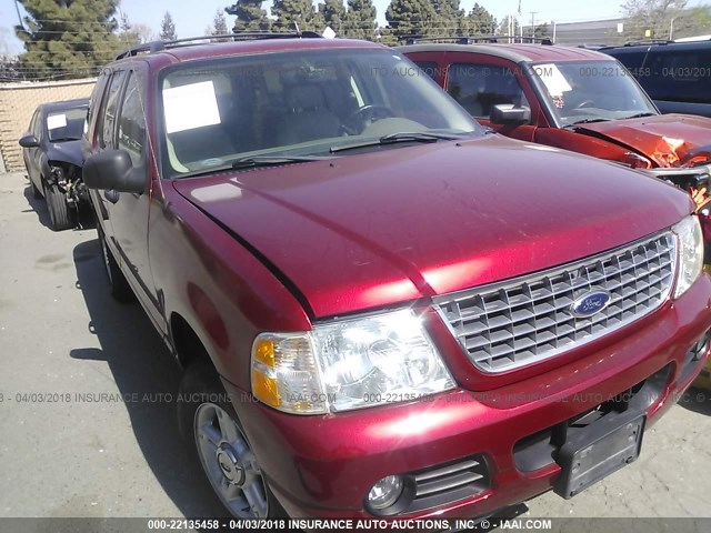 1FMDU73K24ZA18993 - 2004 FORD EXPLORER XLT/XLT SPORT/NBX RED photo 1