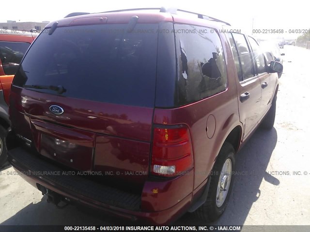 1FMDU73K24ZA18993 - 2004 FORD EXPLORER XLT/XLT SPORT/NBX 红色 照片 4