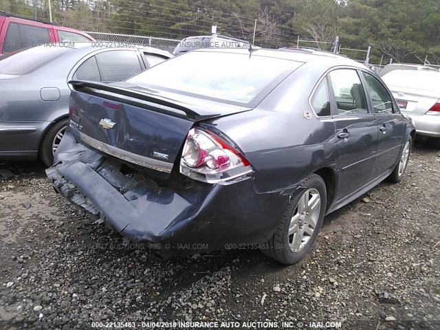 2G1WC57MX91119305 - 2009 CHEVROLET IMPALA 2LT BLACK photo 4