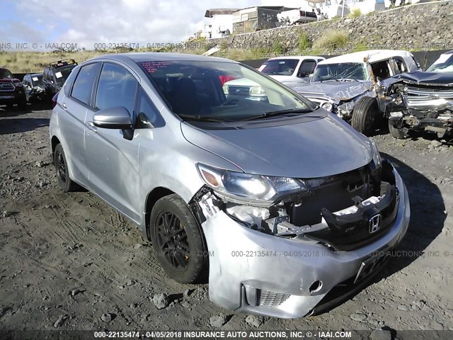 JHMGK5H58HS000722 - 2017 HONDA FIT LX SILVER photo 6