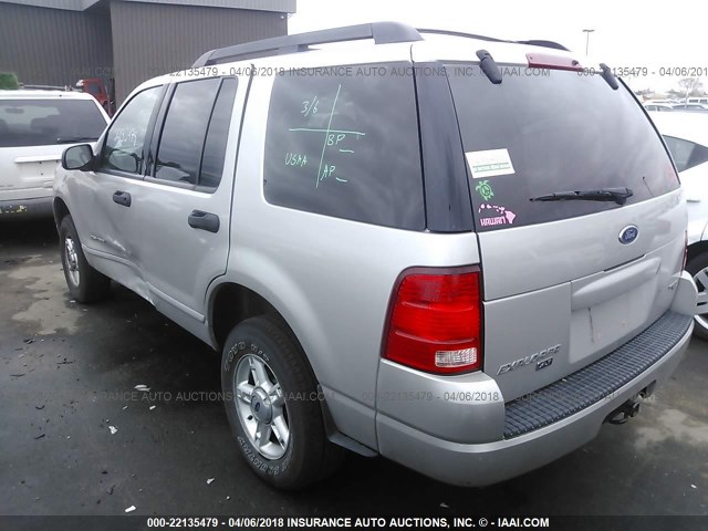 1FMZU73K45UA03772 - 2005 FORD EXPLORER XLT/XLT SPORT/NBX SILVER photo 3
