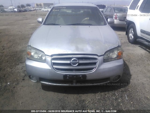 JN1DA31D33T523682 - 2003 NISSAN MAXIMA GLE/GXE/SE SILVER photo 6