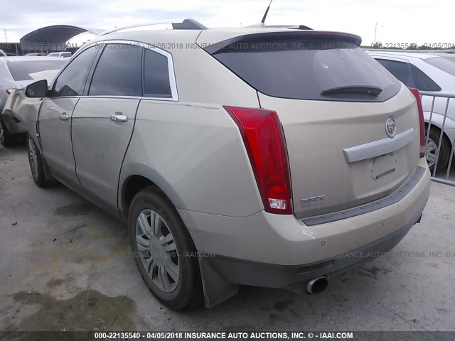 3GYFNAEY3BS662256 - 2011 CADILLAC SRX LUXURY COLLECTION TAN photo 3