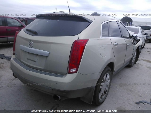 3GYFNAEY3BS662256 - 2011 CADILLAC SRX LUXURY COLLECTION TAN photo 4