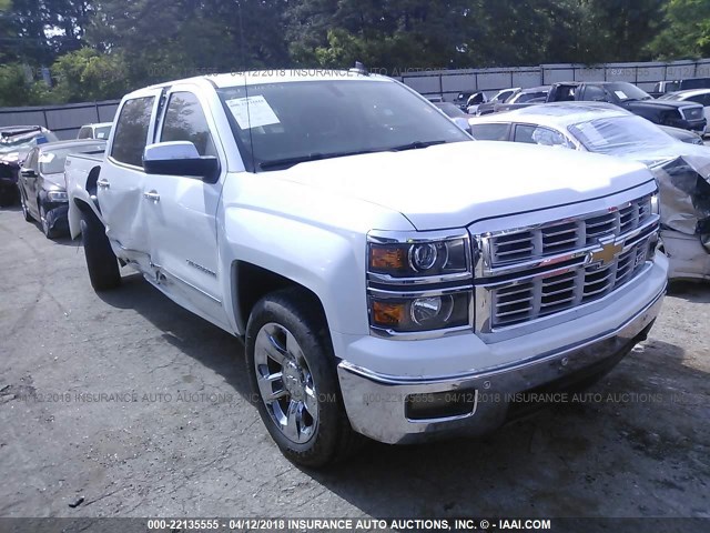 3GCUKSEC1FG434037 - 2015 CHEVROLET SILVERADO K1500 LTZ WHITE photo 1