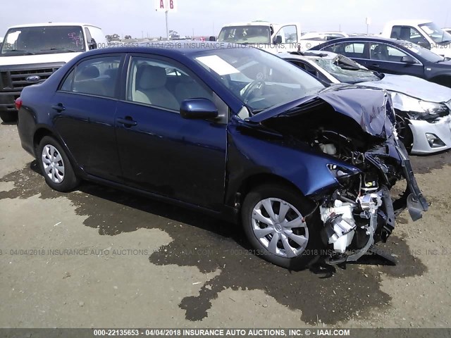 2T1BU4EE2BC645038 - 2011 TOYOTA COROLLA S/LE BLUE photo 1