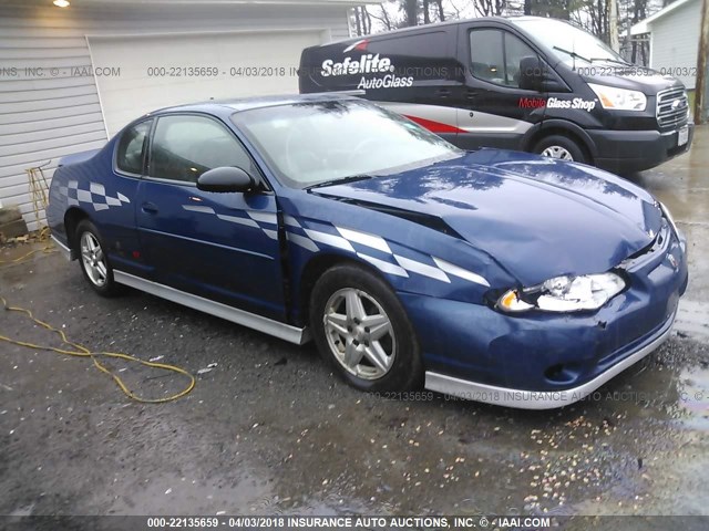 2G1WX12K439263427 - 2003 CHEVROLET MONTE CARLO SS ლურჯი ფოტო 1