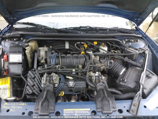 2G1WX12K439263427 - 2003 CHEVROLET MONTE CARLO SS ლურჯი ფოტო 10