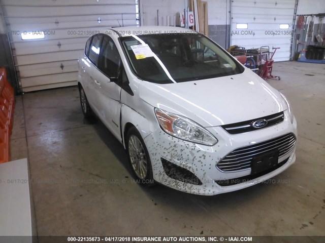 1FADP5AU9DL555969 - 2013 FORD C-MAX SE WHITE photo 1