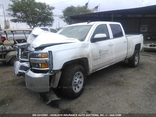 1GC1KVEY6HF217779 - 2017 CHEVROLET SILVERADO K2500 HEAVY DUTY LT WHITE photo 2