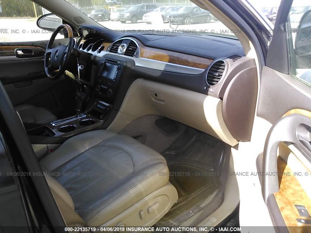 5GAER237X8J270585 - 2008 BUICK ENCLAVE CXL Noir photo 5