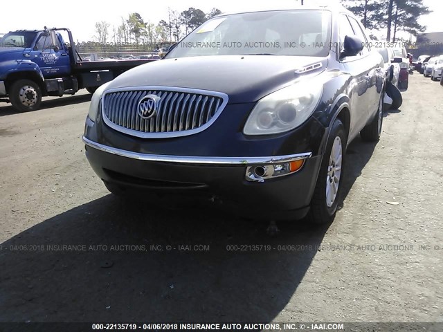 5GAER237X8J270585 - 2008 BUICK ENCLAVE CXL Noir photo 6