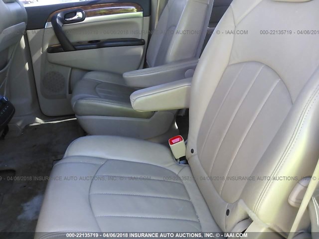 5GAER237X8J270585 - 2008 BUICK ENCLAVE CXL Noir photo 8