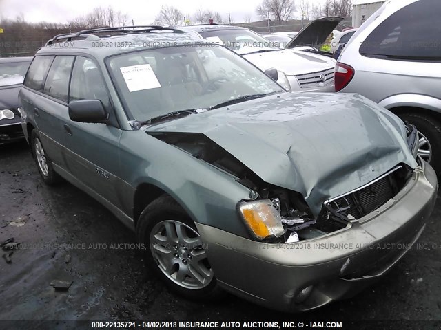 4S3BH675847619352 - 2004 SUBARU LEGACY OUTBACK AWP 绿色 照片 1