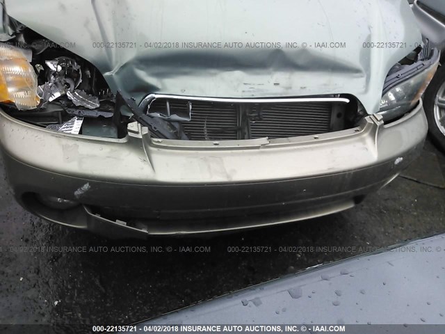 4S3BH675847619352 - 2004 SUBARU LEGACY OUTBACK AWP 绿色 照片 6