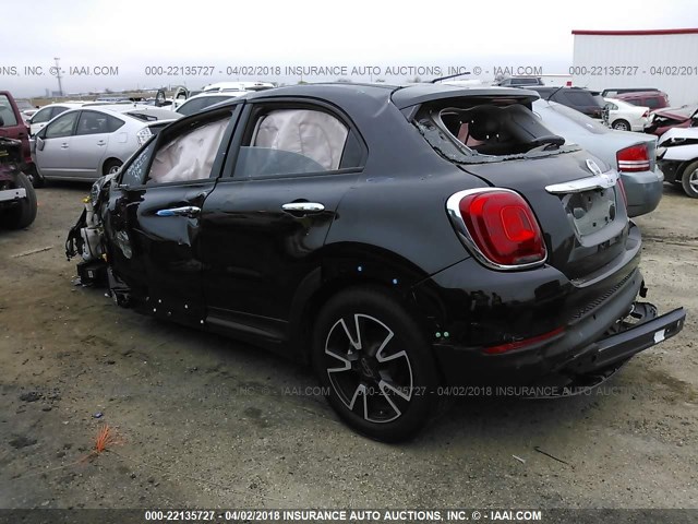 ZFBCFYAB1HP594212 - 2017 FIAT 500X POP BLACK photo 3