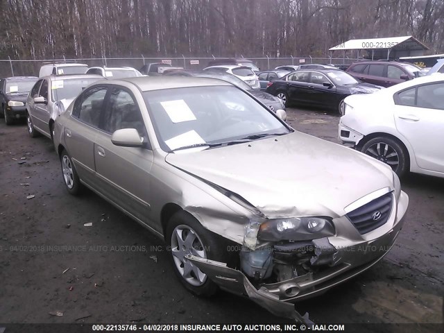 KMHDN46D15U960783 - 2005 HYUNDAI ELANTRA GLS/GT GOLD photo 6