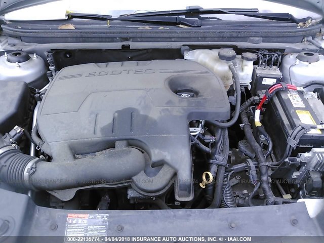 1G1ZA5EU1BF373490 - 2011 CHEVROLET MALIBU LS SILVER photo 10