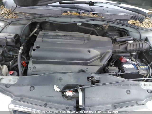5FNRL18083B104685 - 2003 HONDA ODYSSEY EXL ღია ლურჯი ფოტო 10