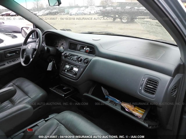 5FNRL18083B104685 - 2003 HONDA ODYSSEY EXL ღია ლურჯი ფოტო 5