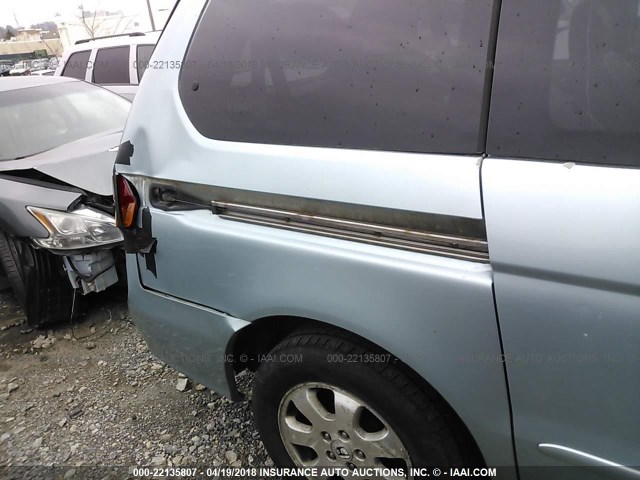 5FNRL18083B104685 - 2003 HONDA ODYSSEY EXL ღია ლურჯი ფოტო 6