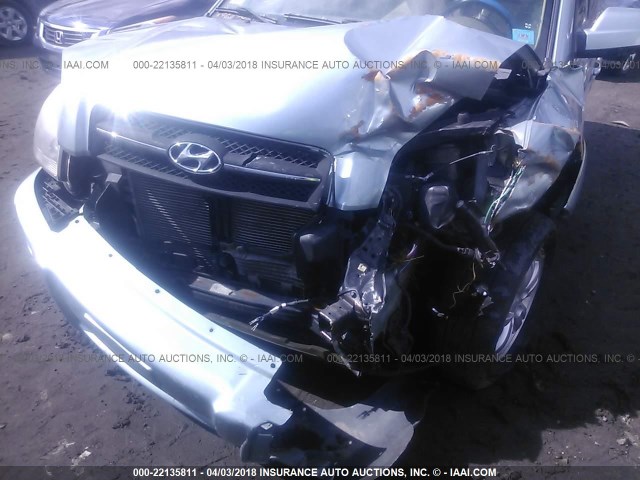 KM8JN12DX6U350275 - 2006 HYUNDAI TUCSON GLS/LIMITED 浅蓝色 照片 6