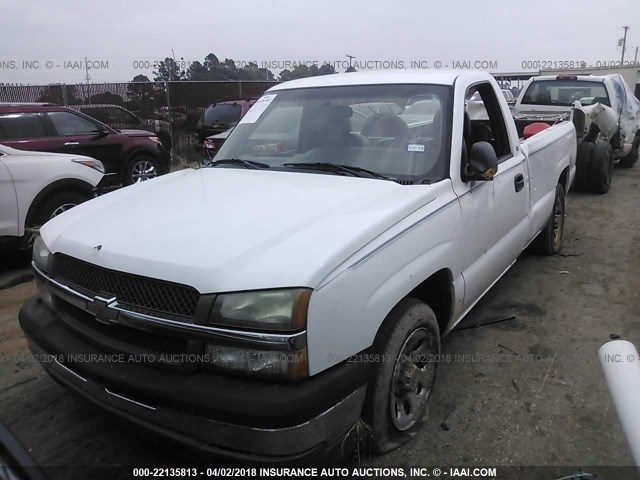 1GCEC14VX5E184687 - 2005 CHEVROLET SILVERADO C1500 WHITE photo 2