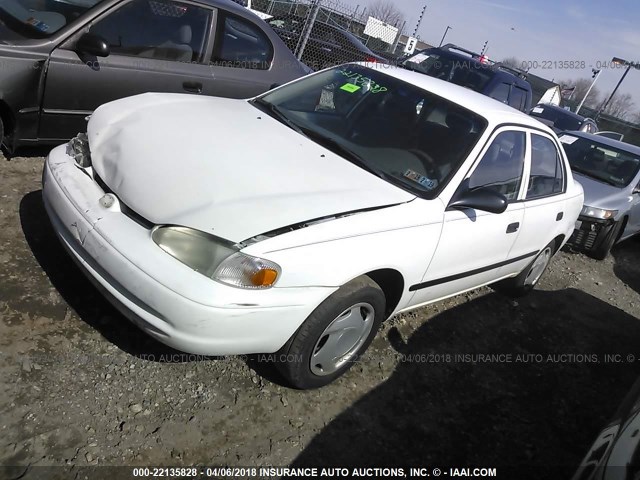 1Y1SK52822Z411039 - 2002 CHEVROLET GEO PRIZM LSI 白色 照片 2