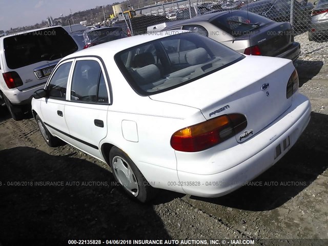 1Y1SK52822Z411039 - 2002 CHEVROLET GEO PRIZM LSI 白色 照片 3