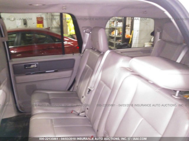 1FMJU1G57BEF51110 - 2011 FORD EXPEDITION XL WHITE photo 8