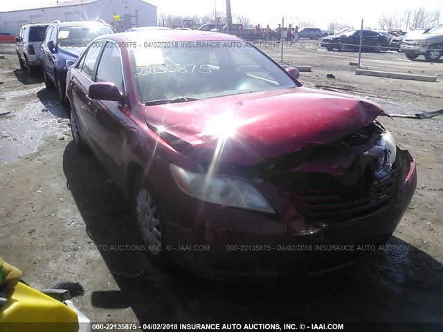 4T1BE46K69U376519 - 2009 TOYOTA CAMRY SE/LE/XLE RED photo 1