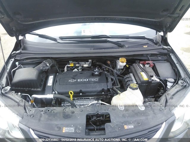 1G1JB5SHXH4122666 - 2017 CHEVROLET SONIC LS 灰色 照片 10