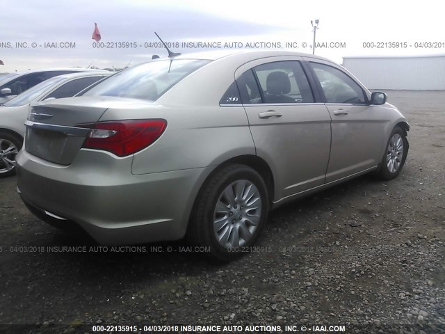 1C3CCBAG2EN103737 - 2014 CHRYSLER 200 LX Pewter photo 4