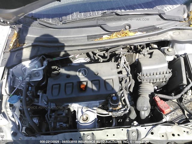 19VDE1F34FE009903 - 2015 ACURA ILX 20 SILVER photo 10