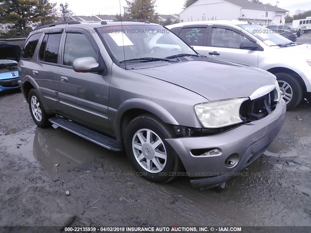 5GADT13S052217573 - 2005 BUICK RAINIER CXL GRAY photo 1