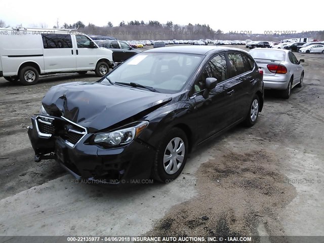 JF1GPAA61F8246963 - 2015 SUBARU IMPREZA GRAY photo 2