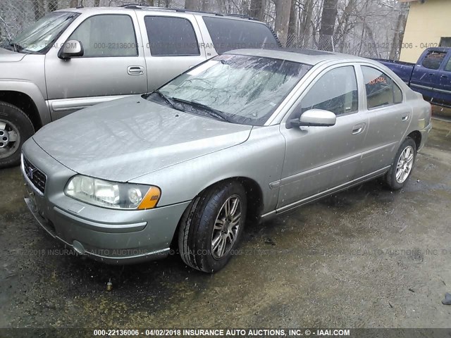 YV1RH592962530668 - 2006 VOLVO S60 2.5T GREEN photo 2