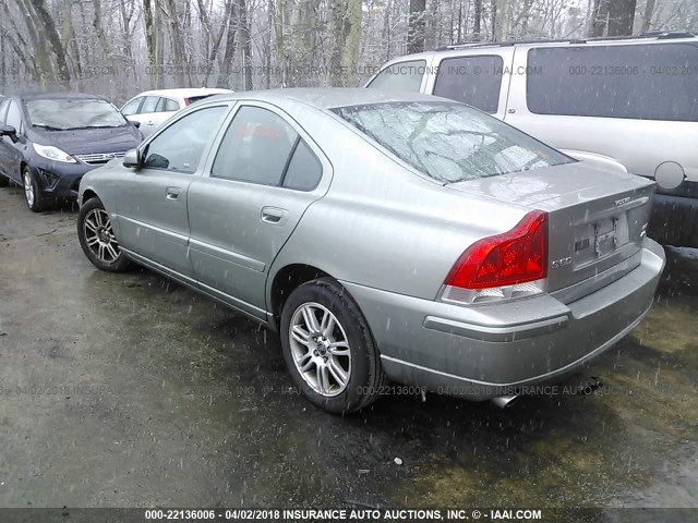 YV1RH592962530668 - 2006 VOLVO S60 2.5T GREEN photo 3