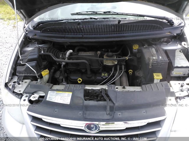 2C4GP64L25R429980 - 2005 CHRYSLER TOWN & COUNTRY LIMITED SILVER photo 10