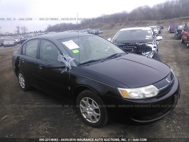 1G8AJ52F43Z116814 - 2003 SATURN ION LEVEL 2 BLACK photo 1