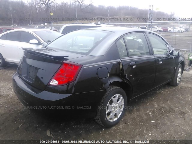 1G8AJ52F43Z116814 - 2003 SATURN ION LEVEL 2 BLACK photo 6