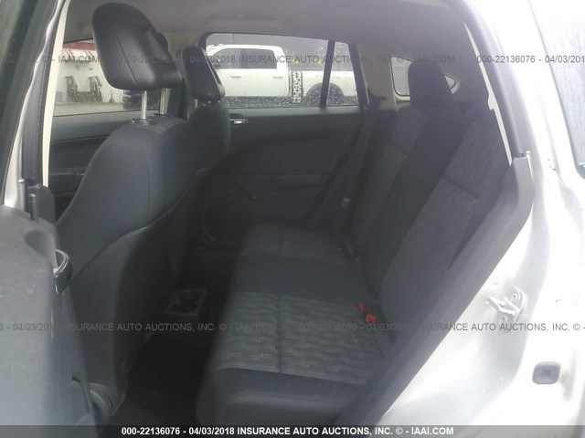 1B3HB28A09D151529 - 2009 DODGE CALIBER SE SILVER photo 8