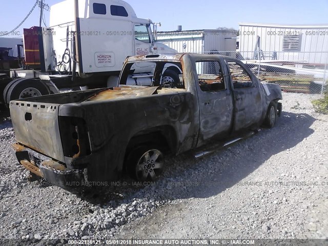 3GTP2VE33BG137814 - 2011 GMC SIERRA K1500 SLE Dark Brown photo 4